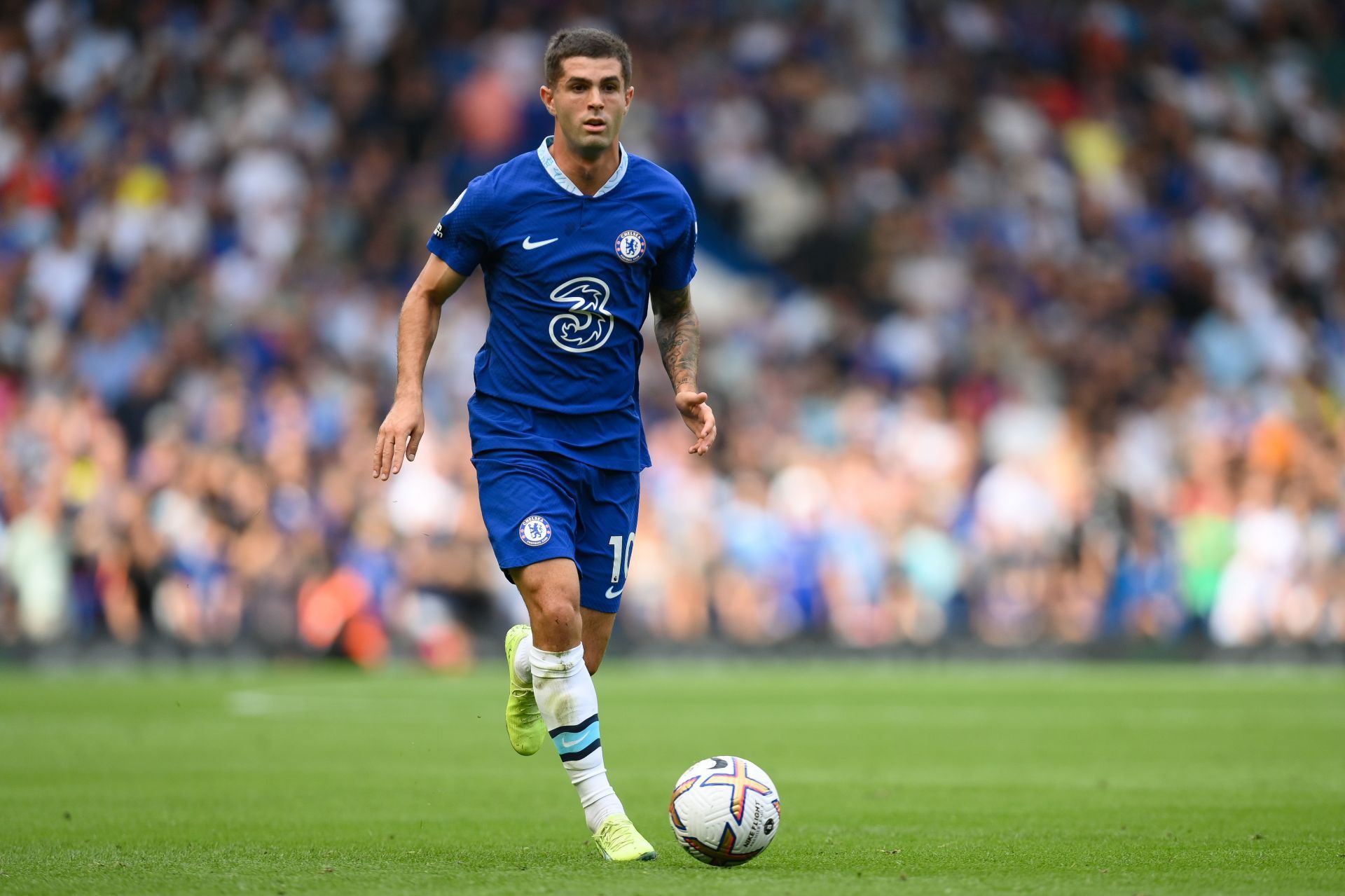 Pulisic scored his first goal of the season for Chelsea against Wolves