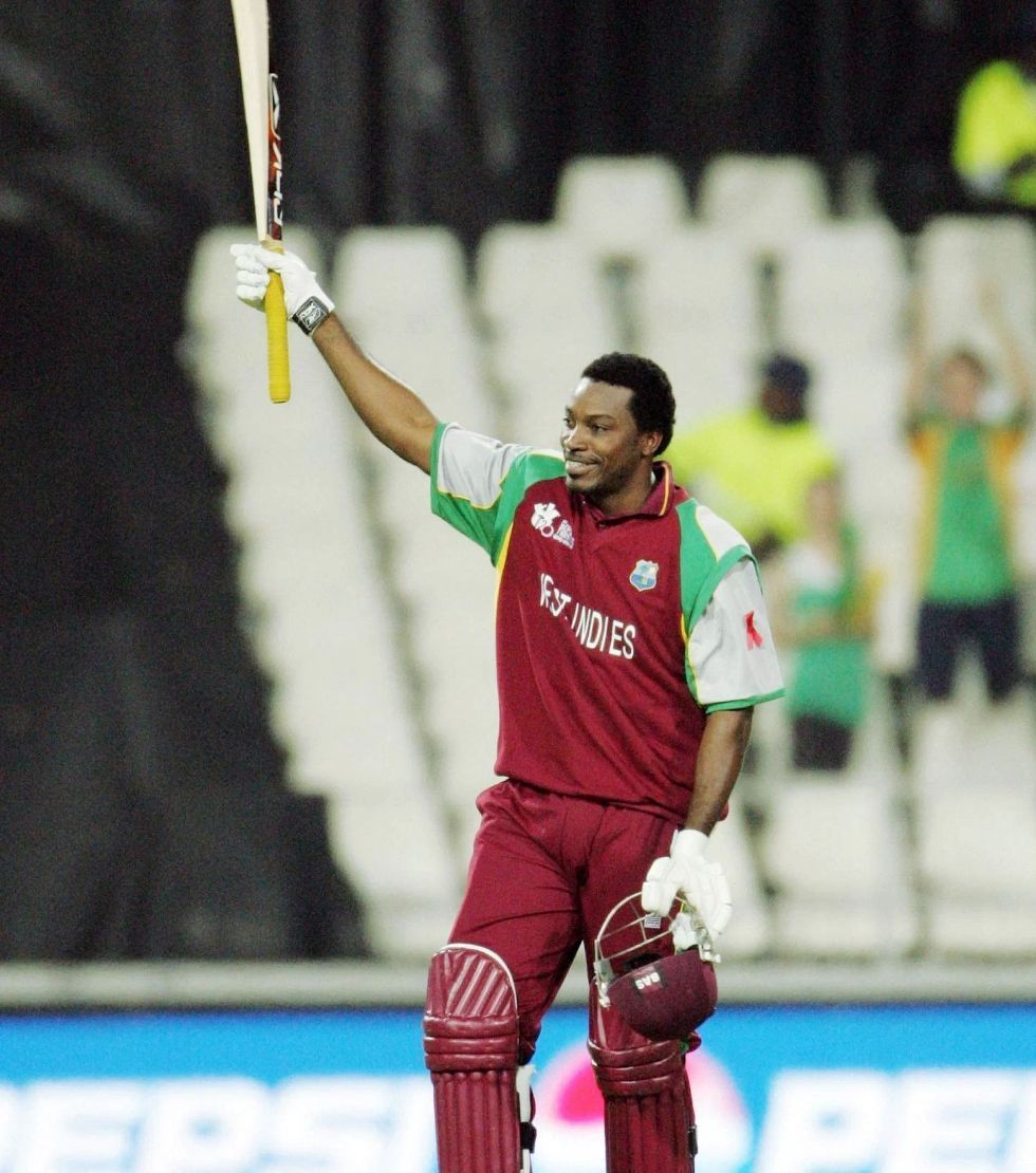 Chris Gayle ensured a thrilling start to the history of T20 World Cups with a century in the opening contest of the first-ever edition of the tournament, in 2007 [Pic Credit: Getty Images]