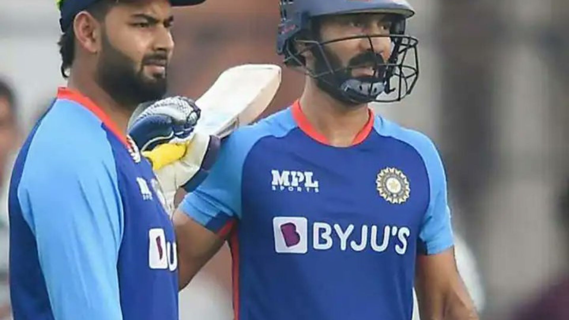 Dinesh Karthik and Rishabh Pant. 