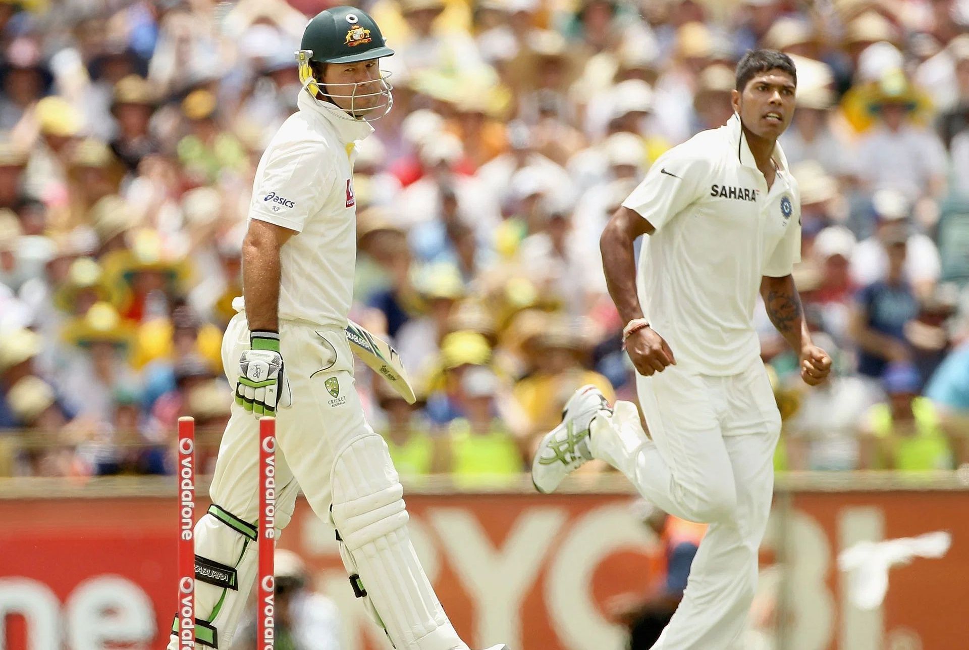 Ricky Ponting walks back after his dismissal at the WACA in 2012. Pic: Getty Images