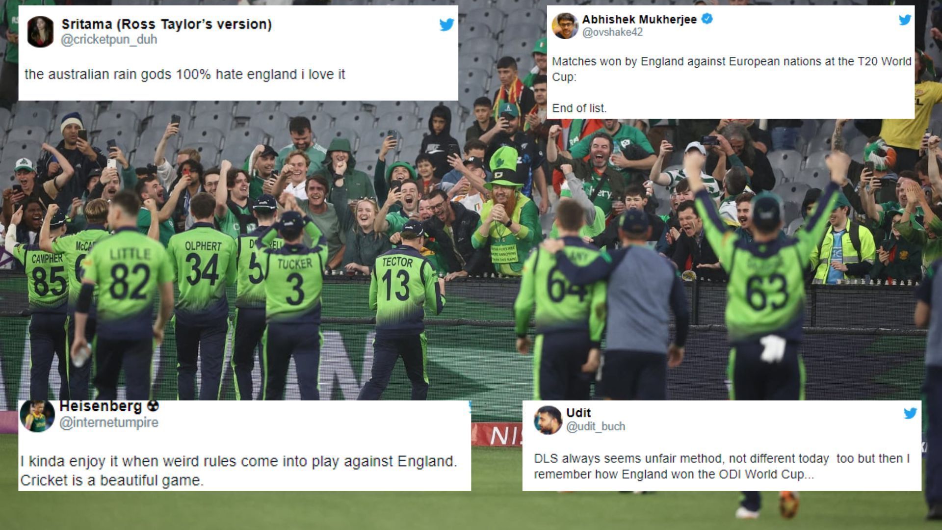 Ireland beat England in World Cups after 11 long years. (P.C.:Twitter)