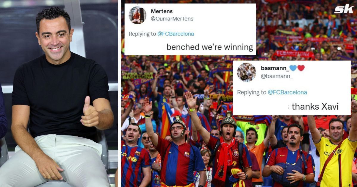 Barcelona fans delighted with Xavi for benching midfielder against Villarreal