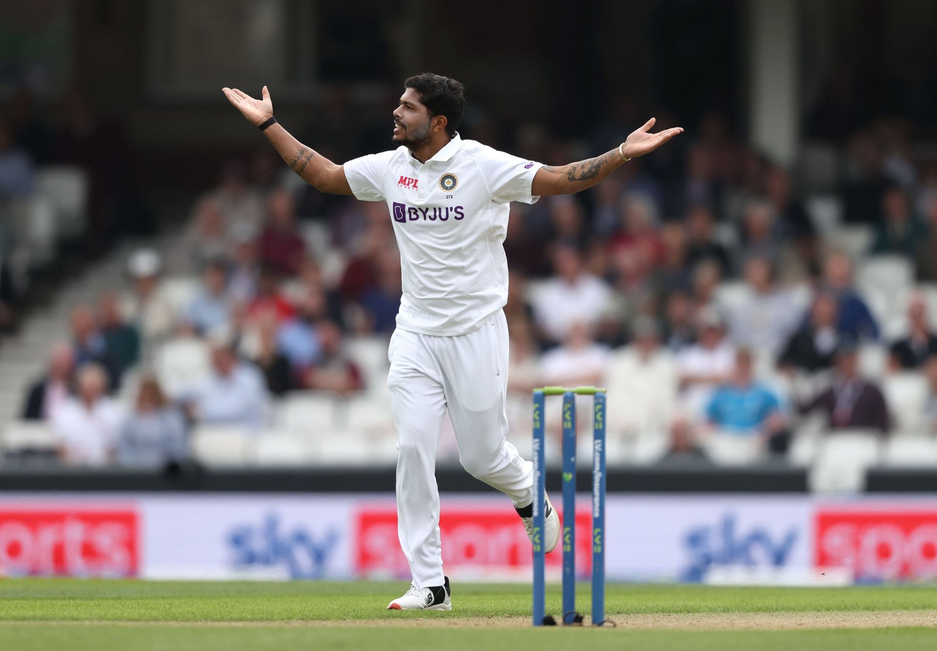 The Vidarbha Express celebrates a wicket. Pic: Getty Images