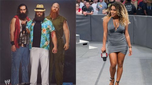 The Wyatt family (letft), Jojo (right)