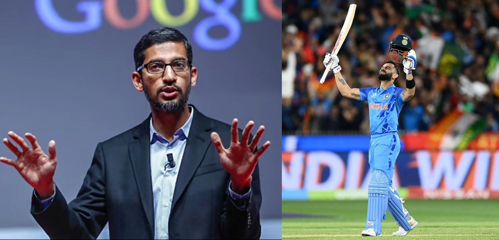 Sundar Pichai, Virat Kohli