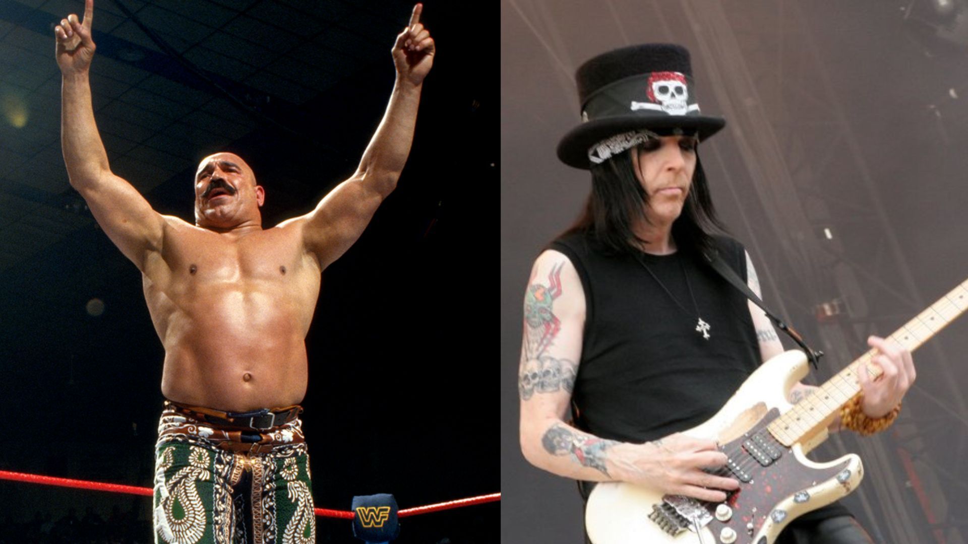 WWE Hall of Famer The Iron Sheik and Mick Mars