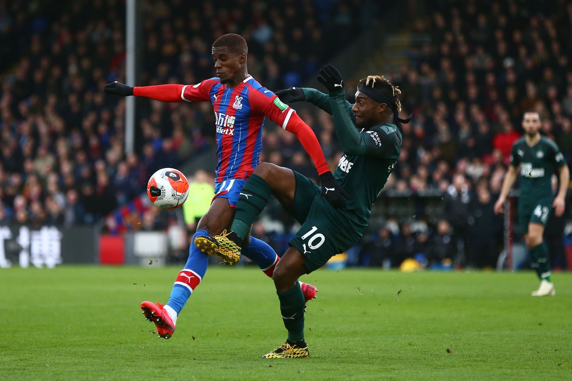 Petit a fan of Zaha (left) and Saint-Maximin (right)