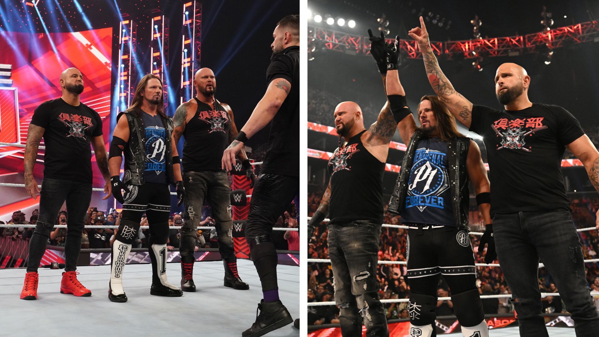 The OC shocking reformed on WWE RAW following the returns of Luke Gallows and Karl Anderson