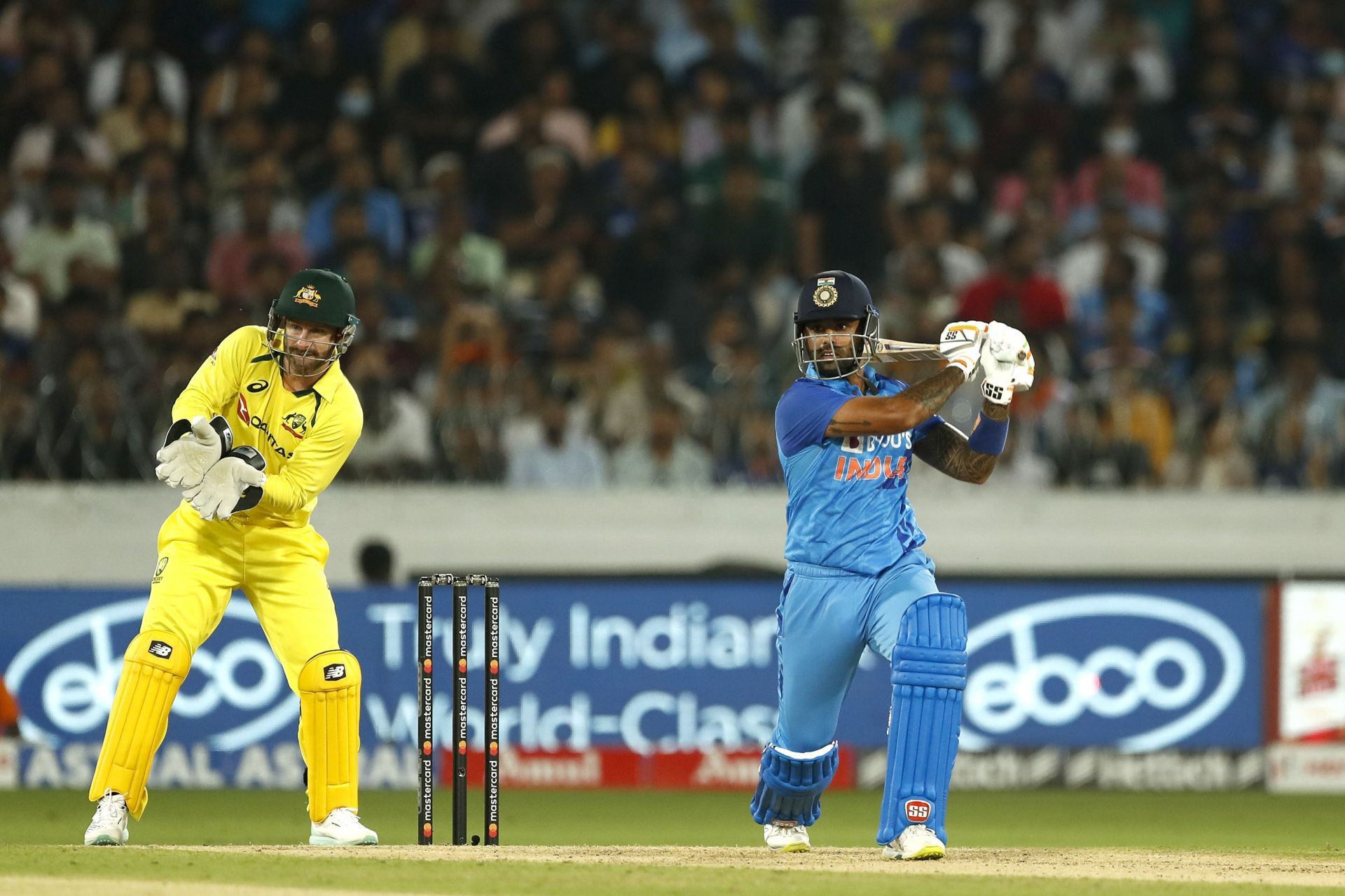 Can Suryakumar Yadav continue his amazing form during the T20 World Cup in Australia? Pic: Getty Images