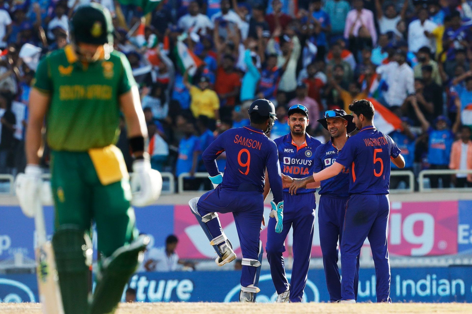 India leveled the series against South Africa with a seven-wicket win. (Credits: Twitter)