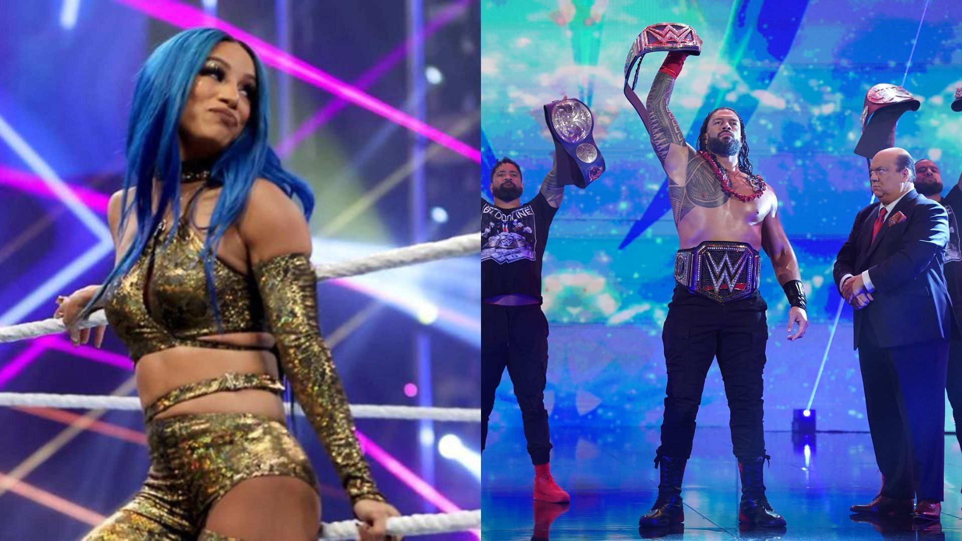 Sasha Banks caught up with numerous WWE stars 