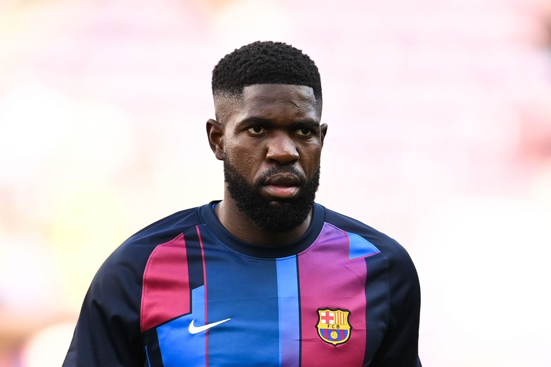 Samuel Umtiti in action against Levante UD