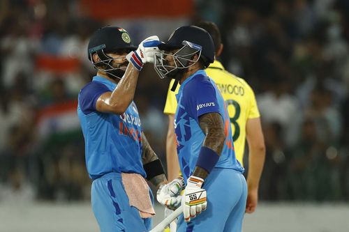 Virat Kohli (left) and Suryakumar Yadav. Pic: Getty Images