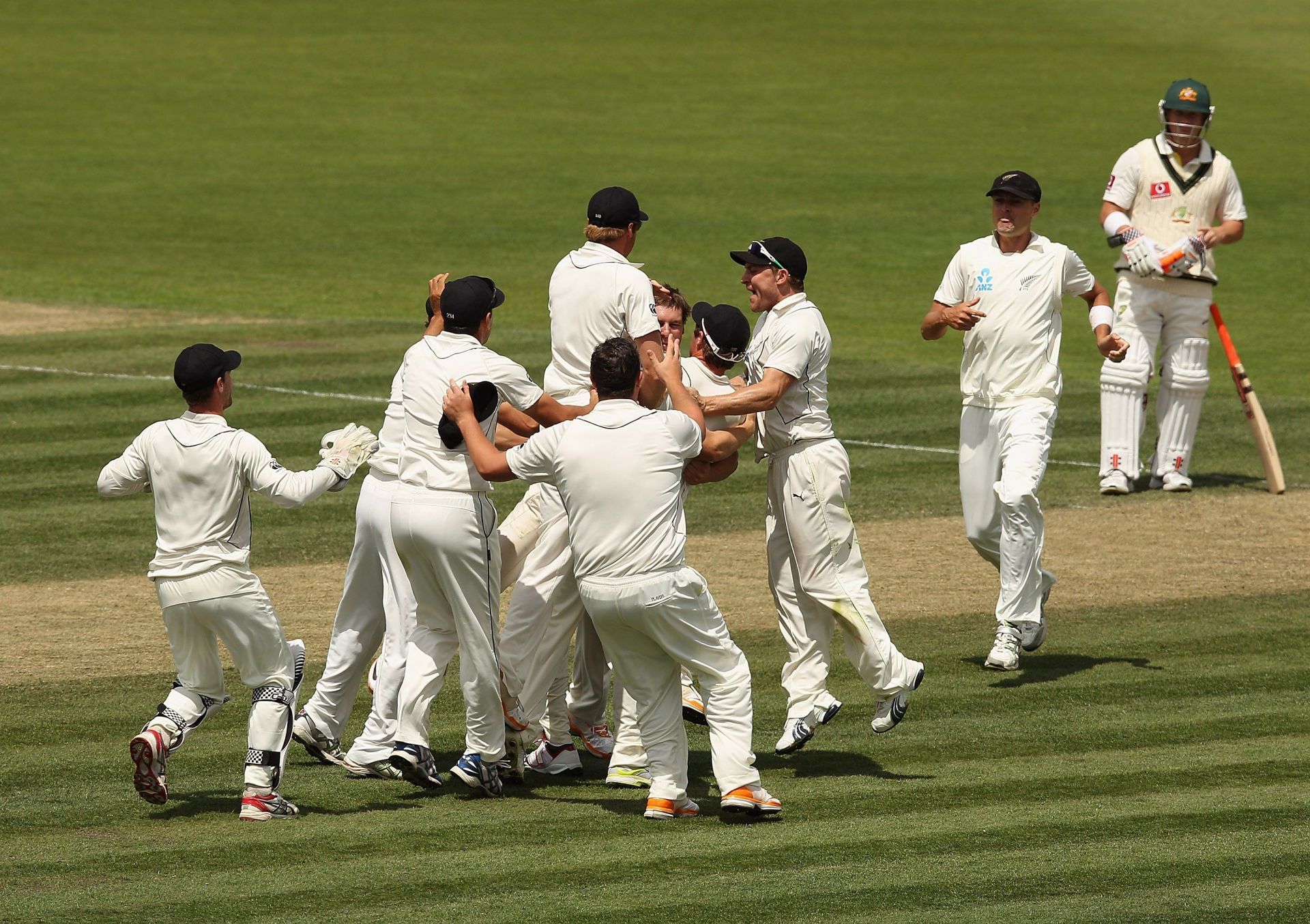 New Zealand beat Australia by seven runs. (Credits: Twitter)