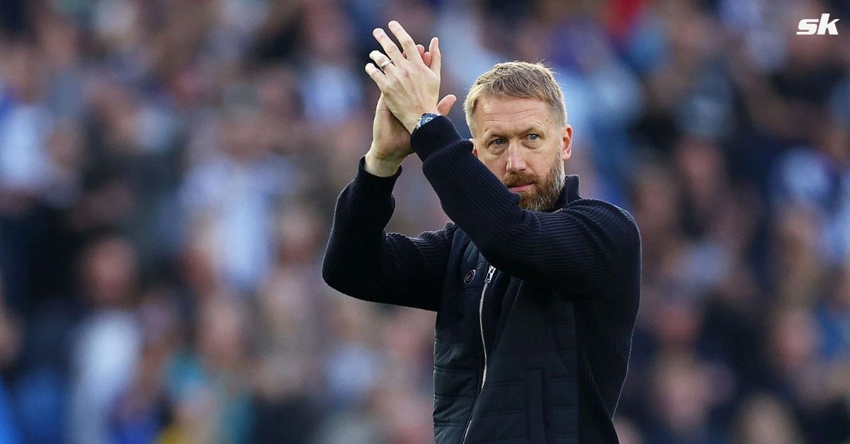 Graham Potter was received with boos by the Brighton fans