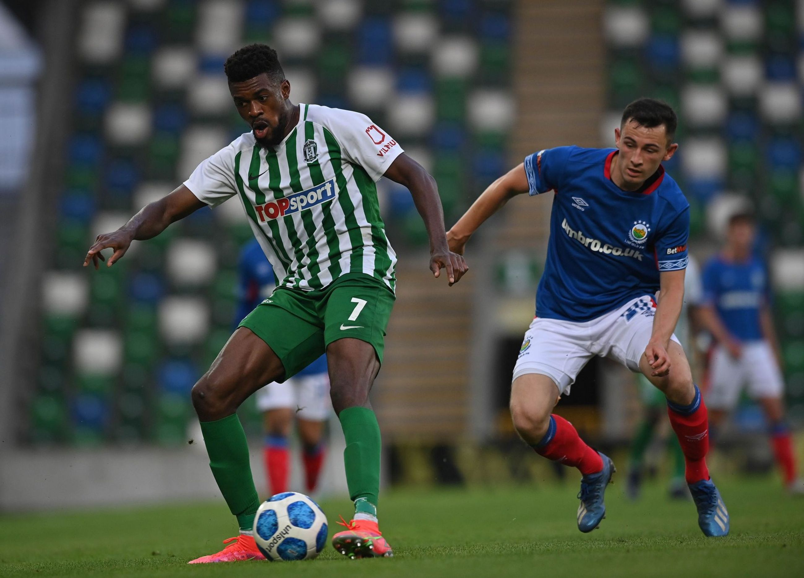 Linfield v Zalgiris - UEFA Champions League 2021/22 First Qualifying Round Second Leg