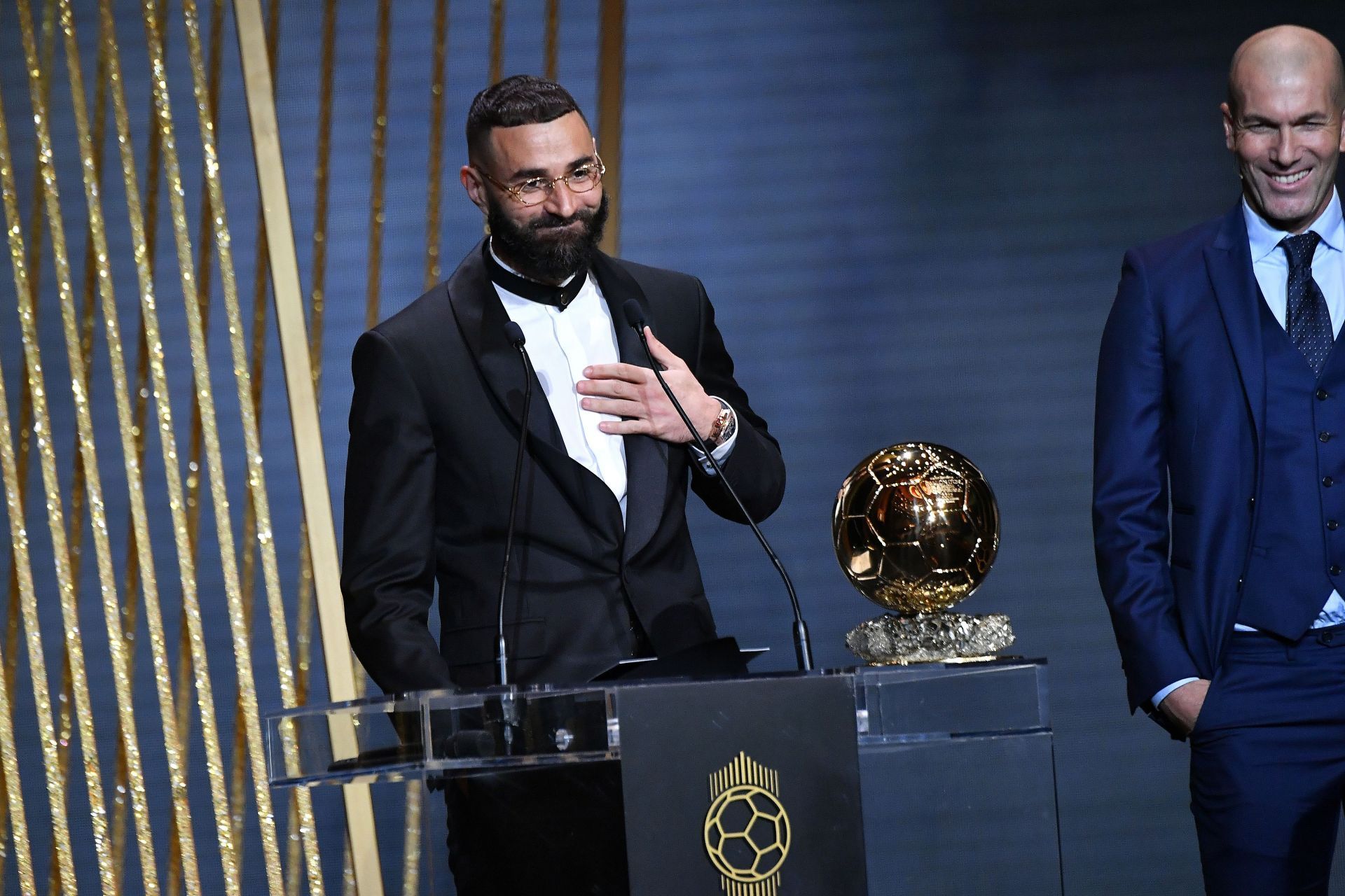 Ballon D'Or Ceremony At Theatre Du Chatelet In Paris: Karim Benzema