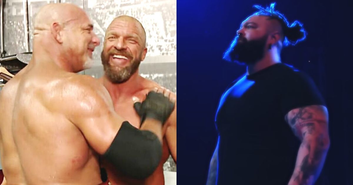 Goldberg, Triple H, and Bray Wyatt.