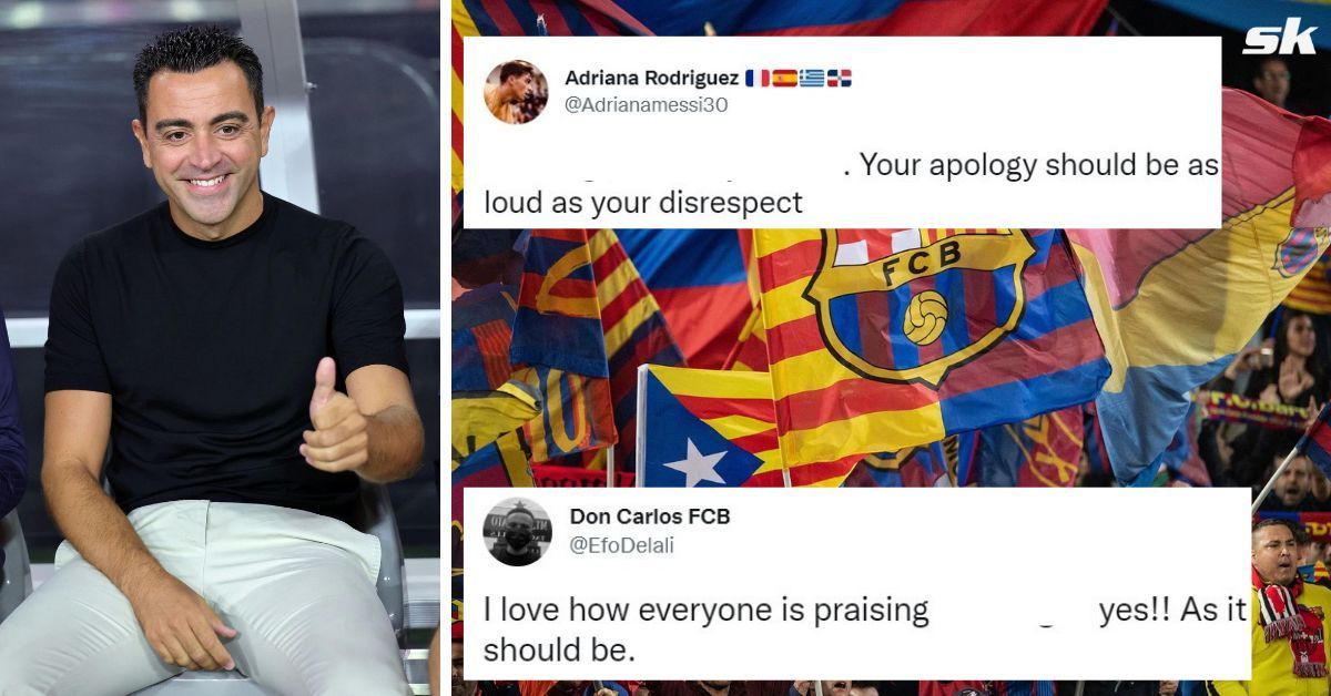 Barcelona fans were in awe of superstar player