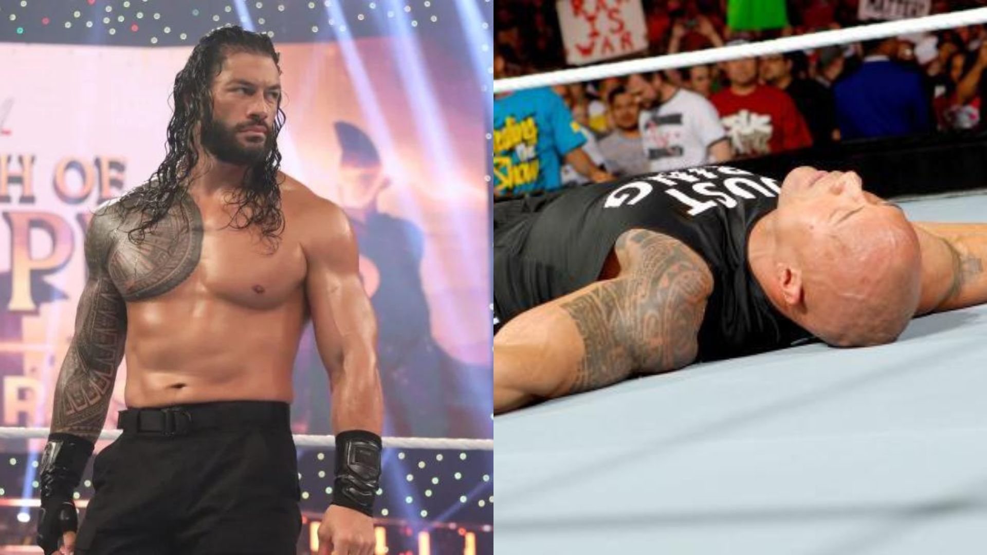 WWE Superstars, Roman Reigns and The Rock