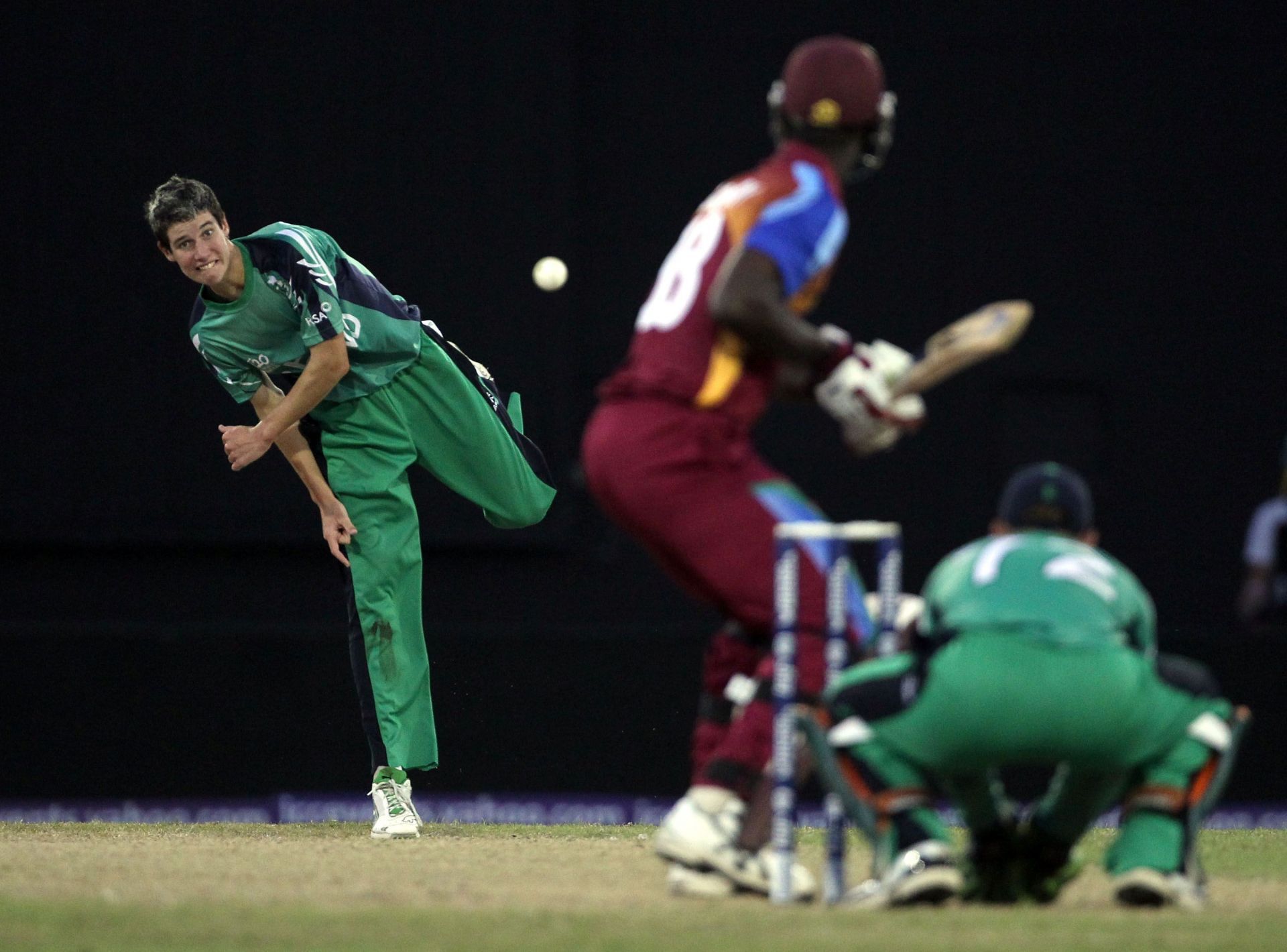 George Dockrell took a three-wicket haul on his T20 World Cup debut (Image: Getty)