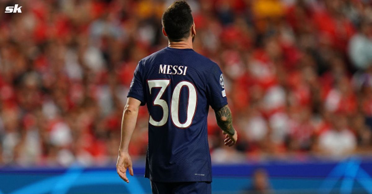 Paris Saint-Germain forward Lionel Messi.