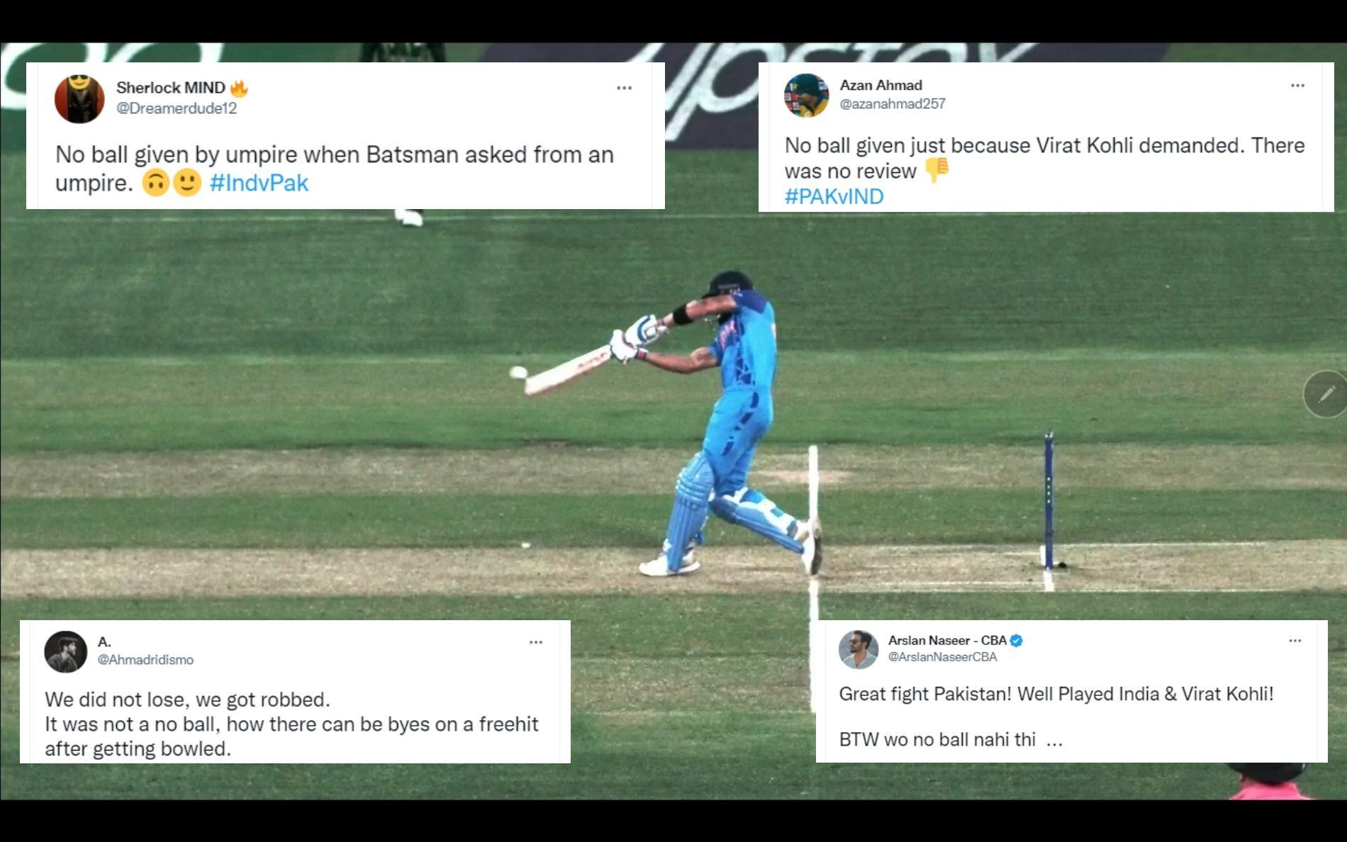 A no-ball call during the match has led to a massive controversy.