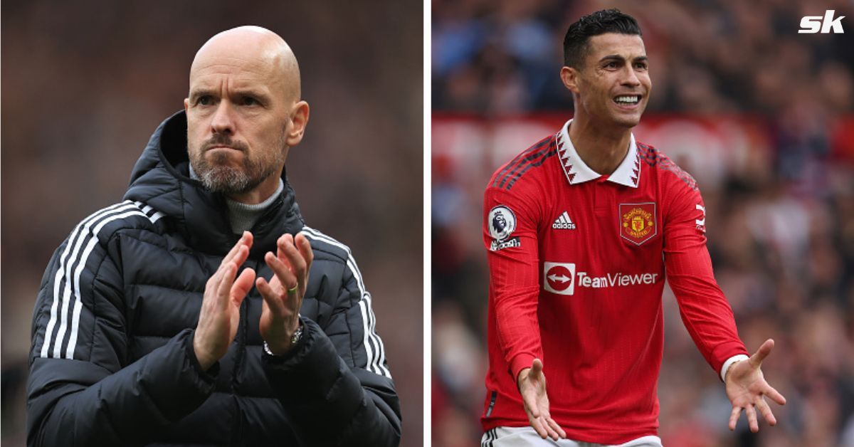 Erik Ten Hag and Cristiano Ronaldo