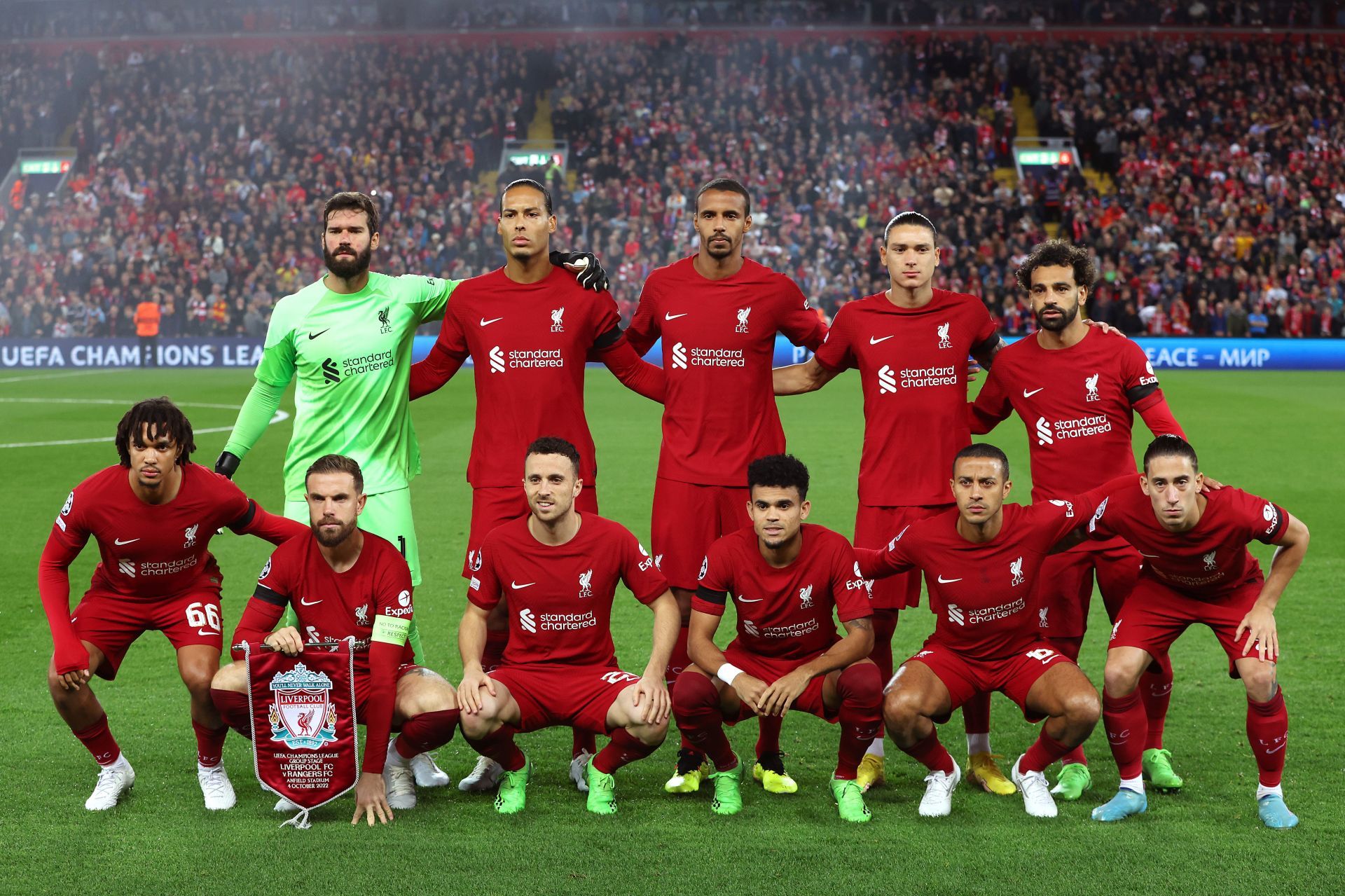 Liverpool FC v Rangers FC: Group A - UEFA Champions League