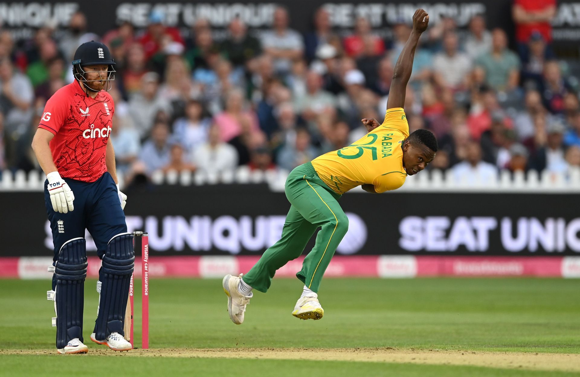 South Africa will have high hopes from Kagiso Rabada during the T20 World Cup. Pic: Getty Images