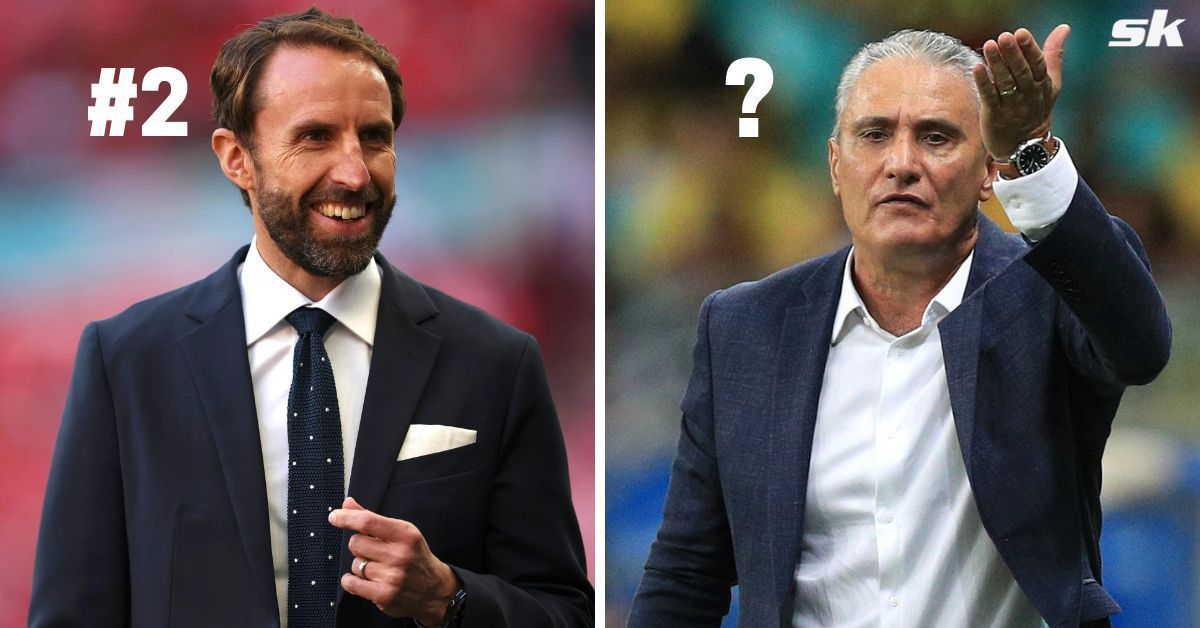 Gareth Southgate (left) and Tite (right)