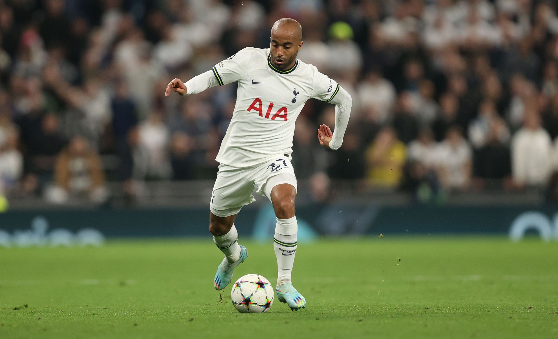 Lucas Moura made a rare start for Tottenham Hotspur against Sporting CP.