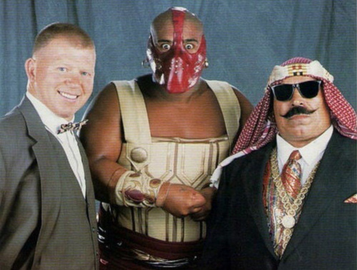 The Iron Sheik would forge an alliance with his former enemy Bob Backlund as they both managed The Sultan