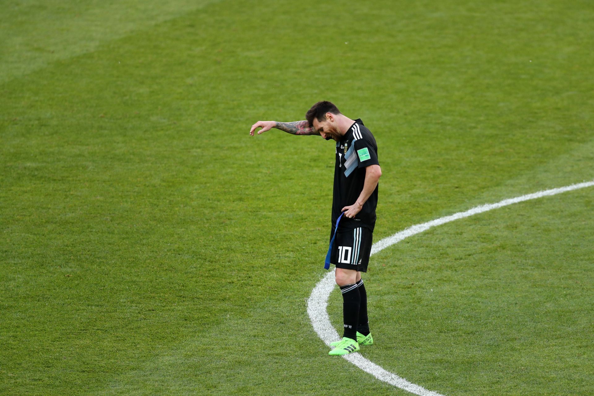 PSG superstar Lionel Messi missed a penalty against Iceland in the 2018 FIFA World Cup.