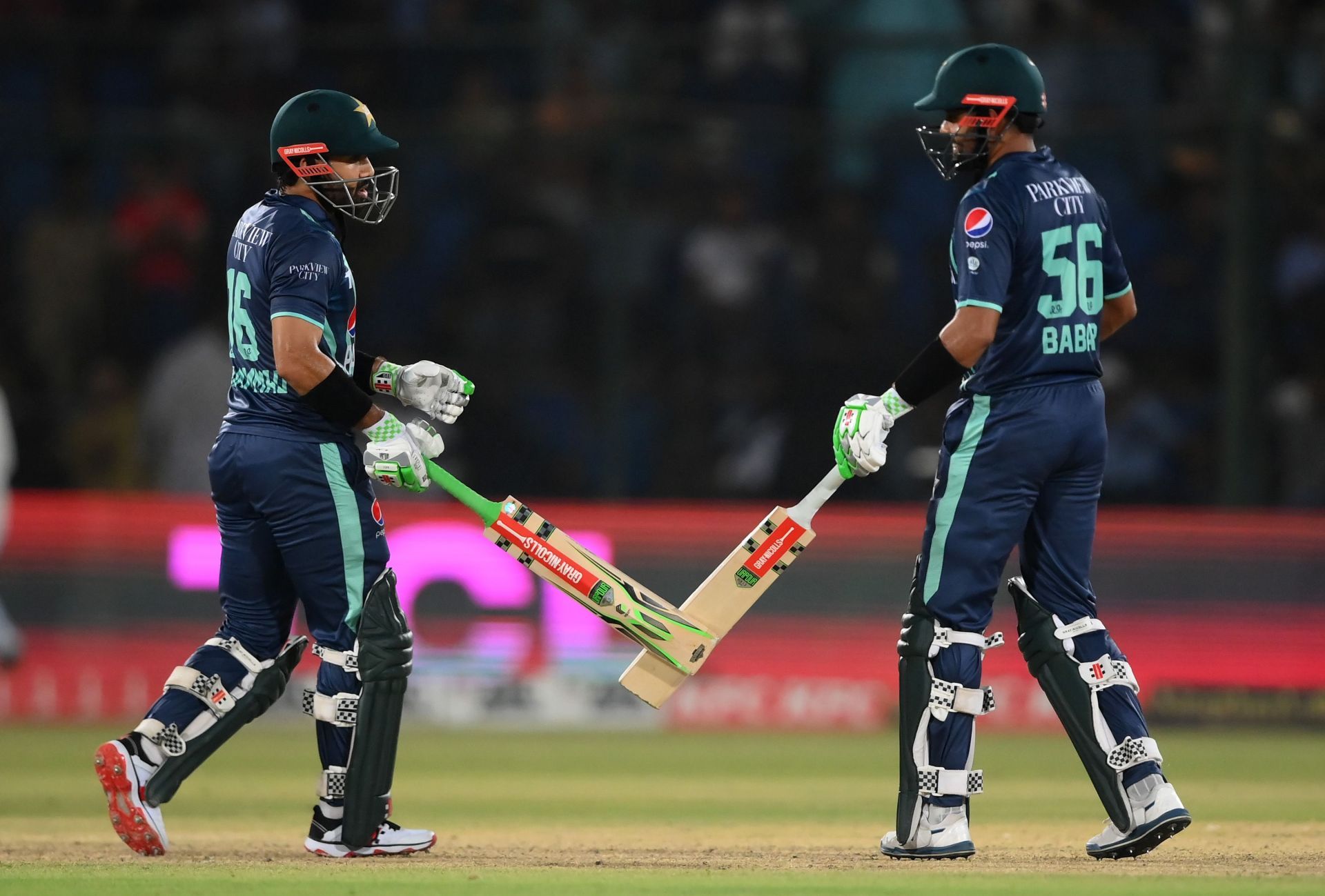 Mohammad Rizwan (left) and Babar Azam. Pic: Getty Images