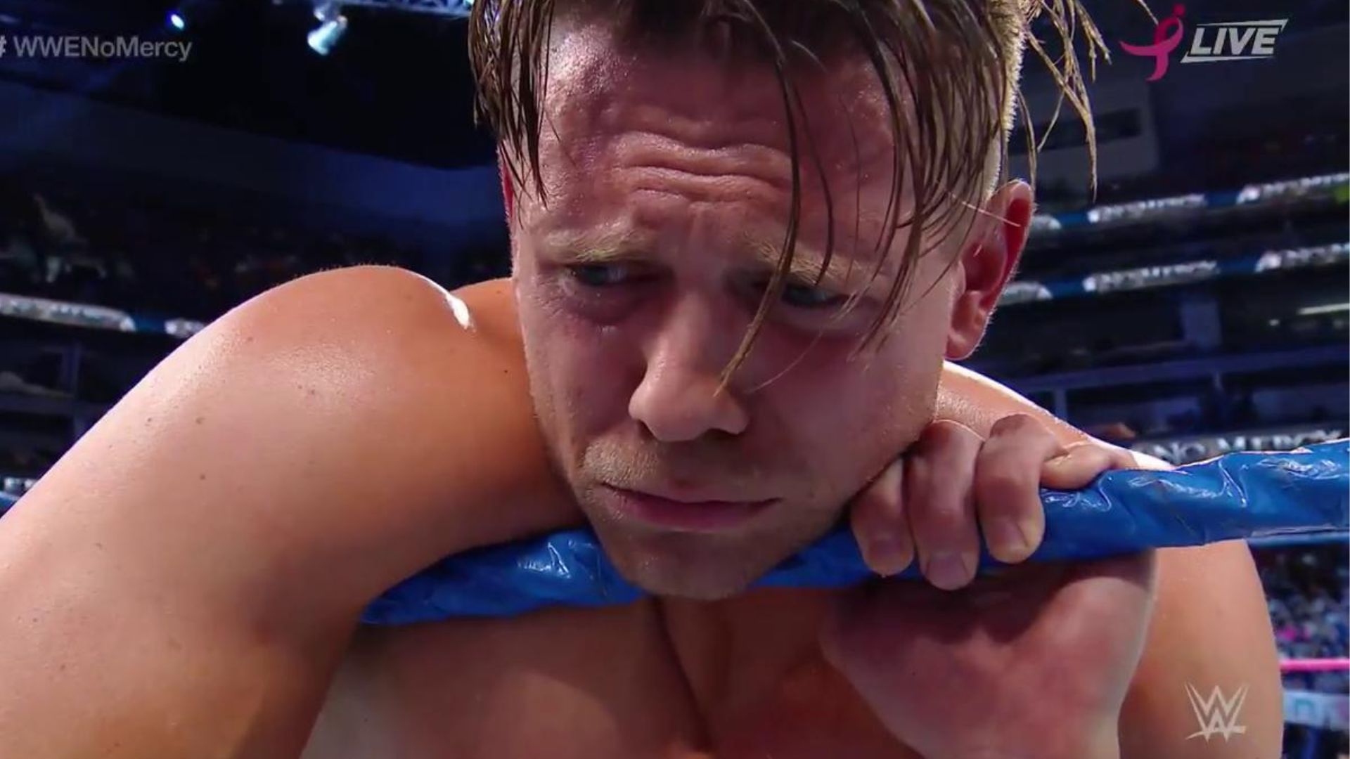 WWE Superstar The Miz during a match at No Mercy