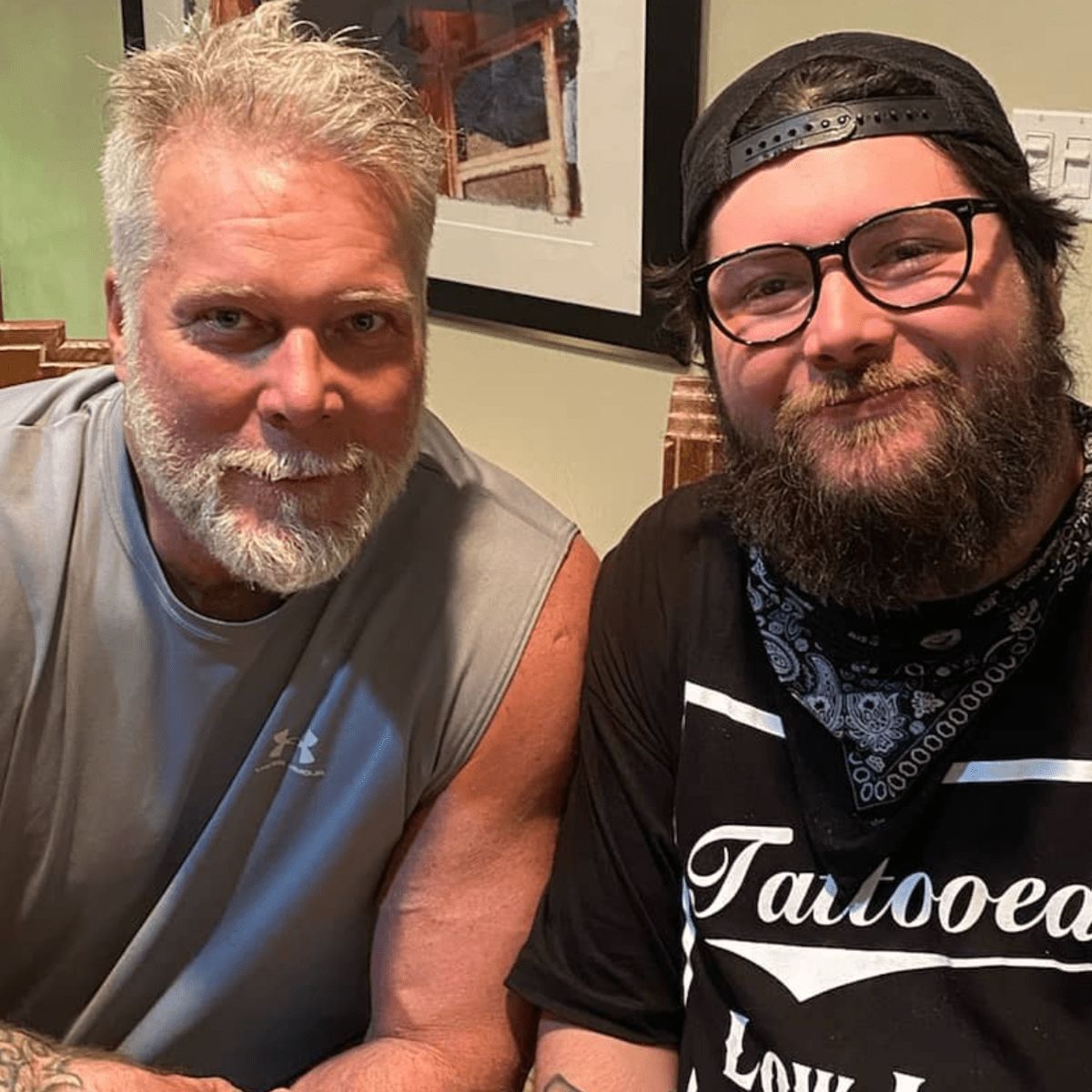 Kevin Nash with his son Tristen