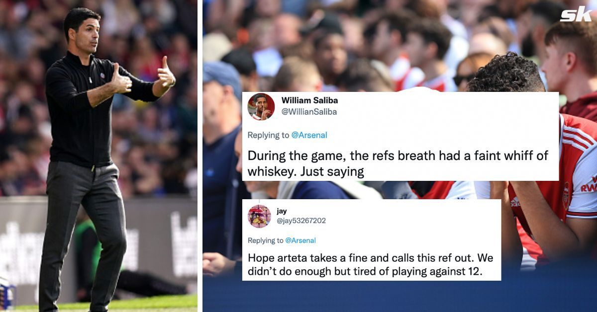 Arsenal fans blame referee Robert Jones after draw against Southampton