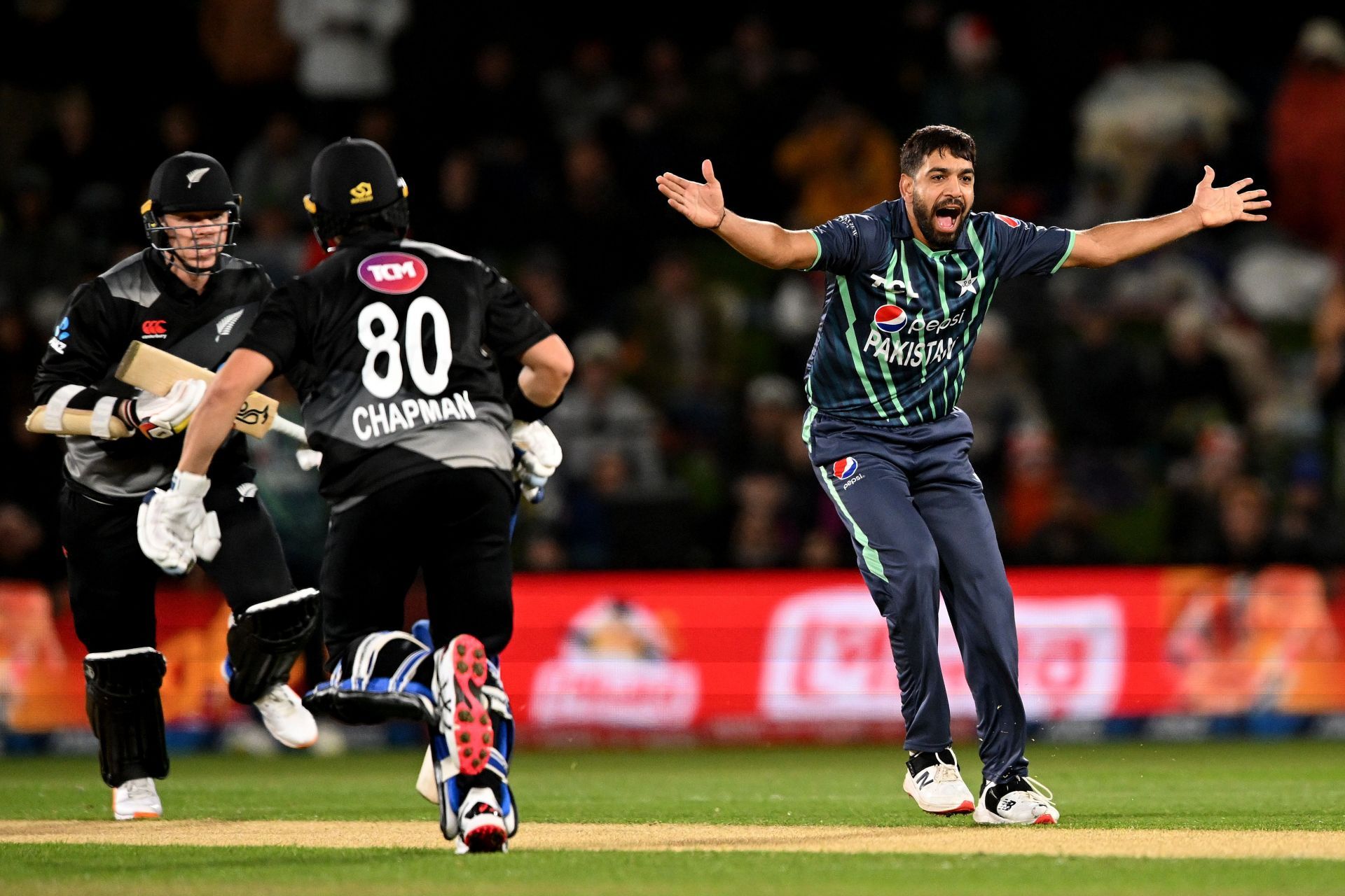 Pakistan pacer Haris Rauf had an impressive T20 World Cup campaign last year. Pic: Getty Images