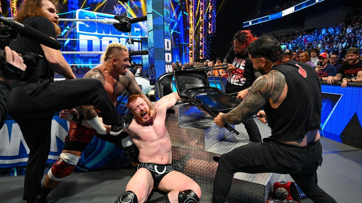 The Bloodline took out Sheamus