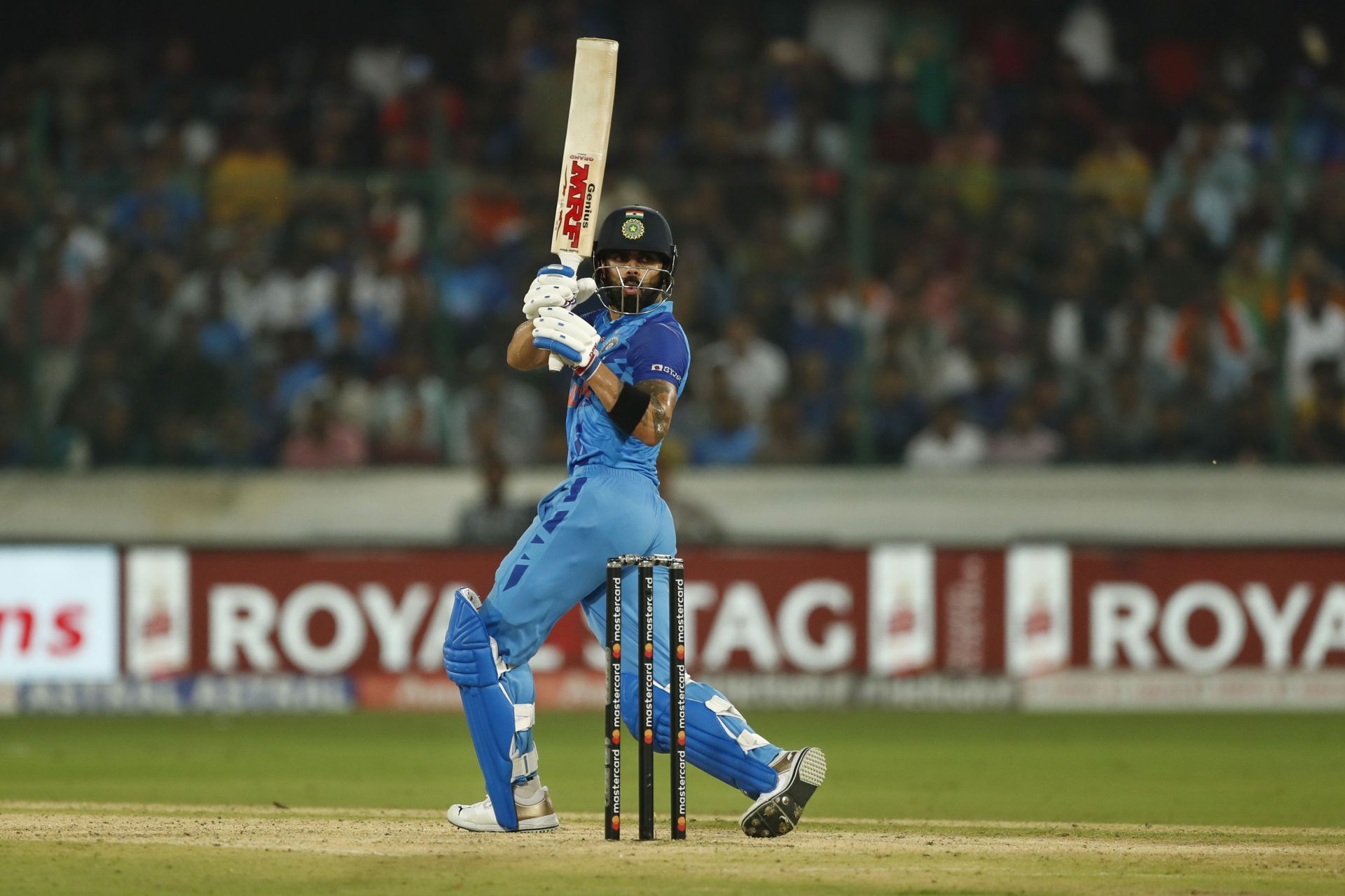 Virat has the highest number of half centuries in T20 against Australia