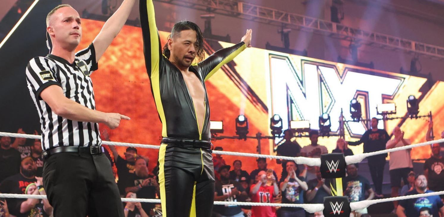 Shinsuke Nakamura made a surprise appearance in NXT