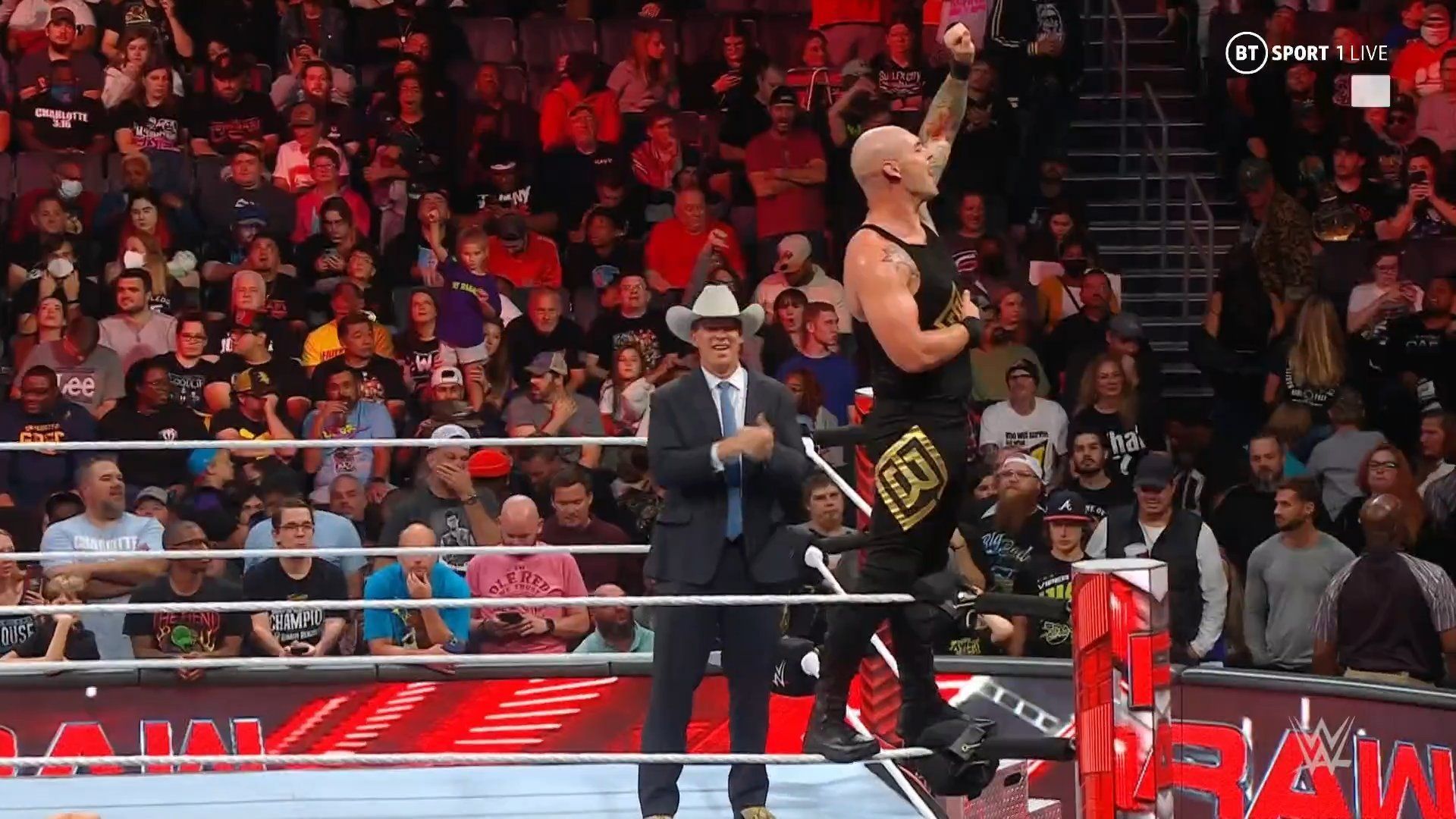 JBL helped Baron Corbin win on RAW