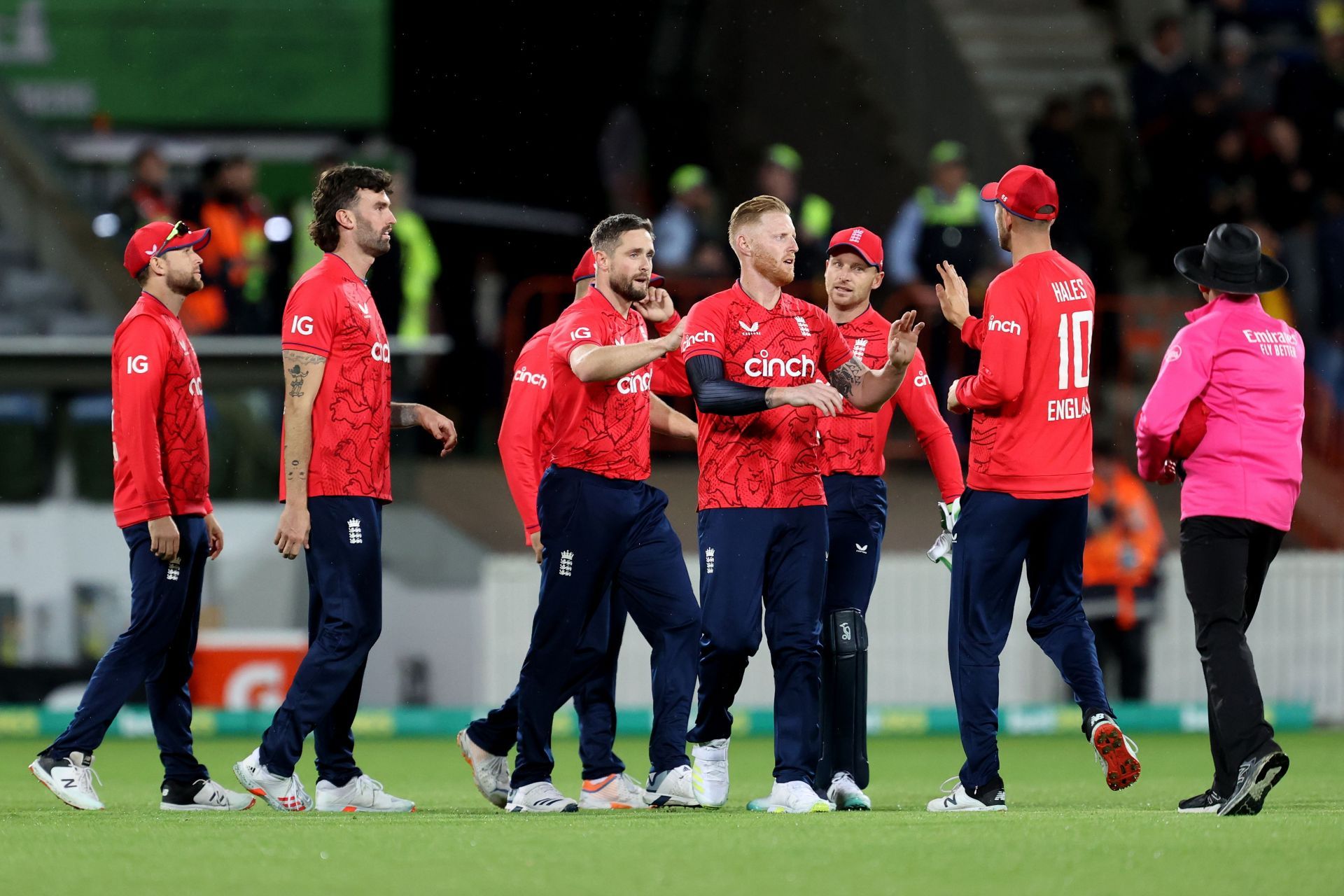 England have an athletic fielding side.