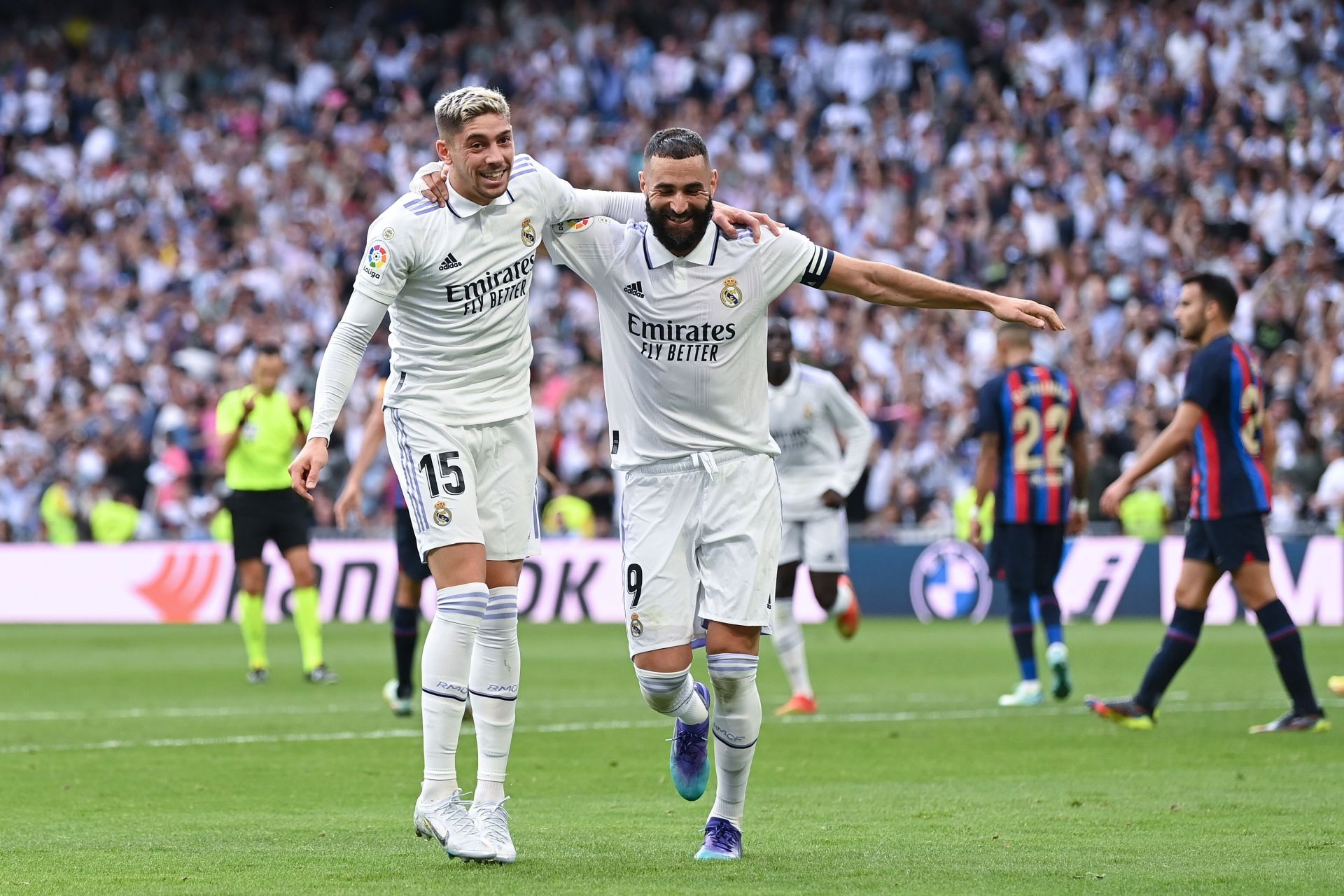 Real Madrid CF v FC Barcelona - LaLiga Santander: Karim Benzema