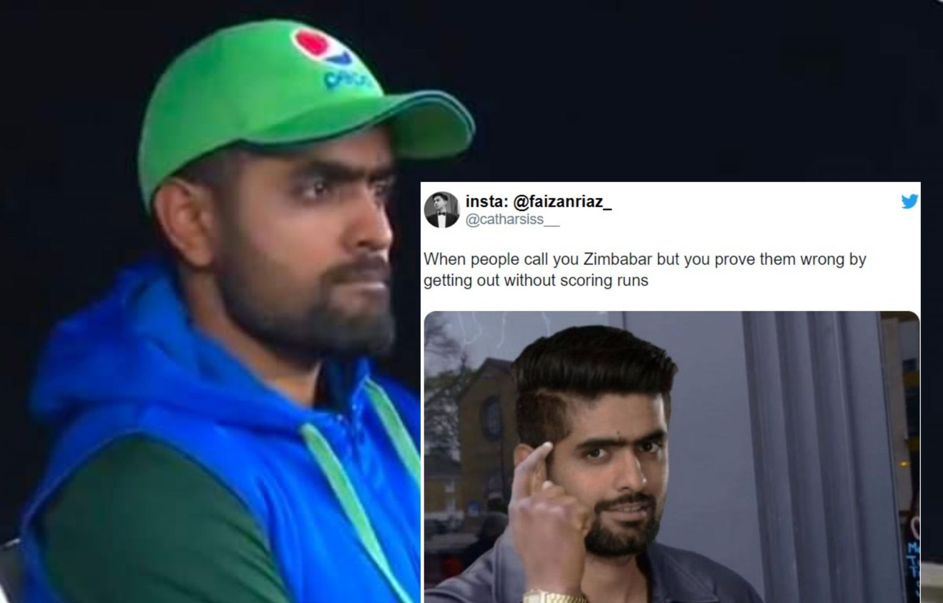 Fans react after Babar Azam