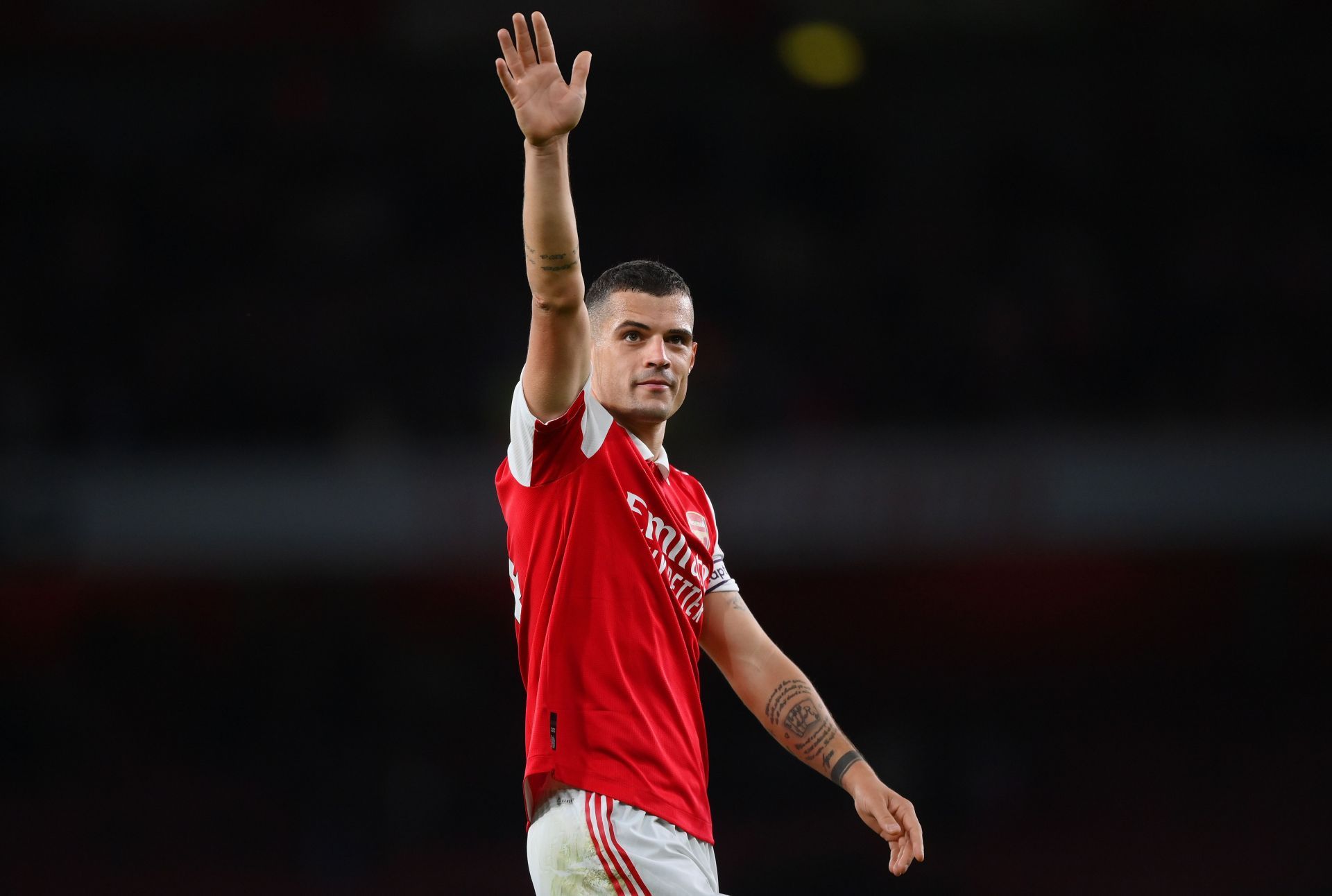 Granit Xhaka could extend his stay at the Emirates.
