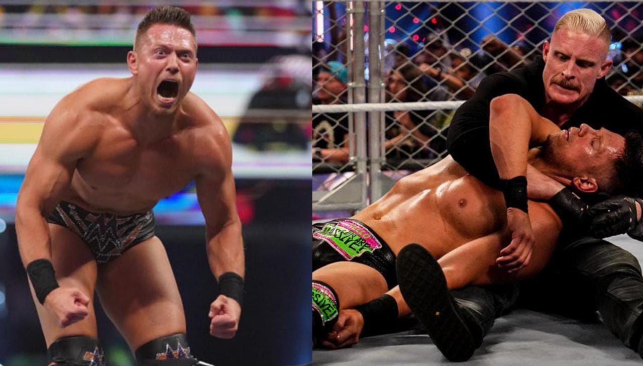 The Miz attacked Dexter Lumis on RAW