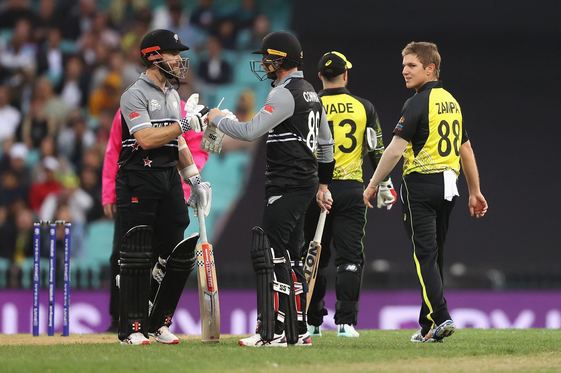 Kane Williamson and Devon Conway strung together a 69-run partnership against Australia.