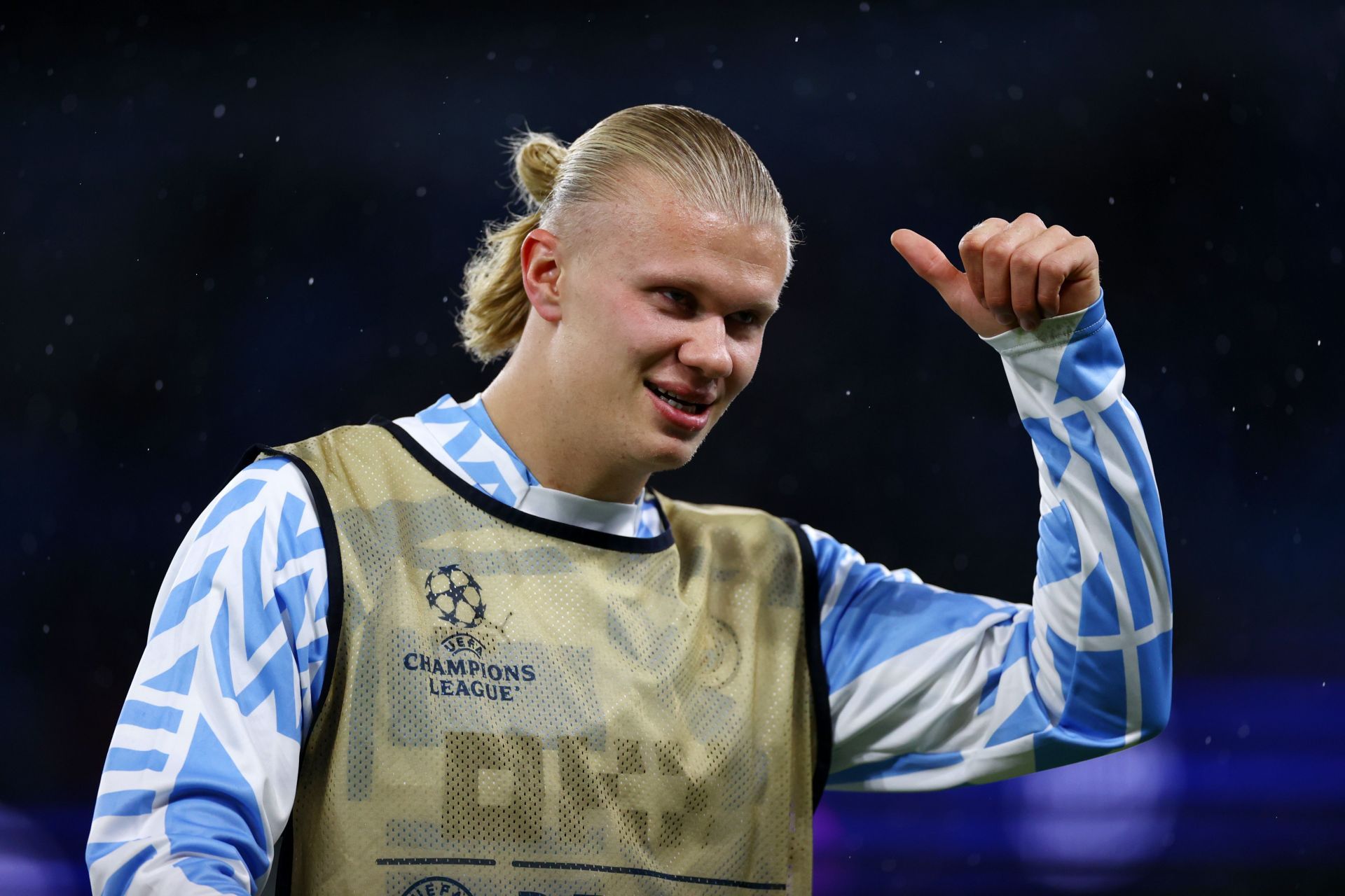 Manchester City v FC Copenhagen: Group G - UEFA Champions League game- Erling Haaland